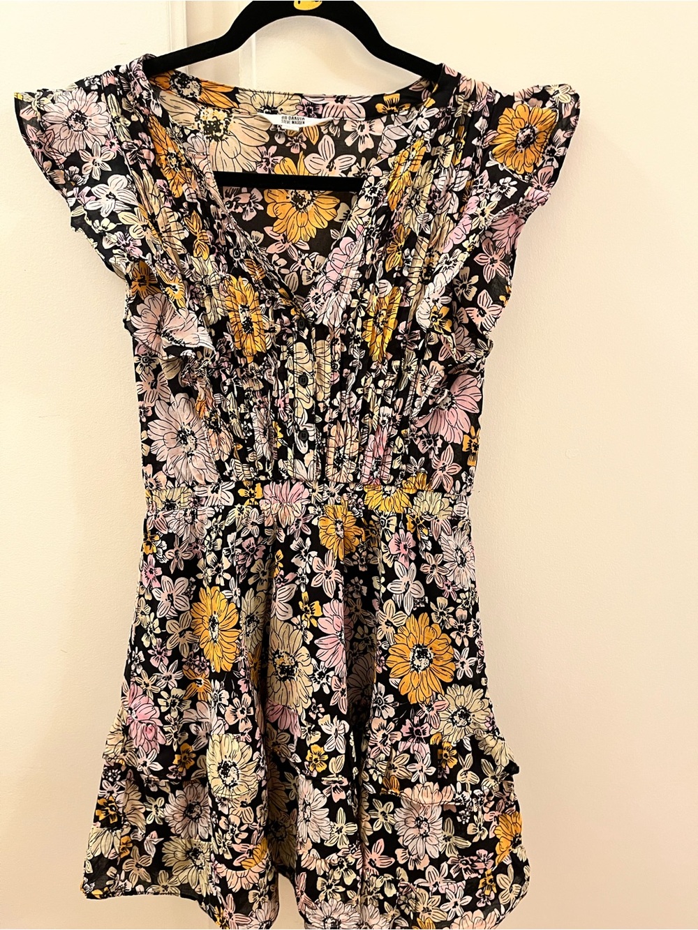 BB Dakota by Steve Madden Floral Print Mini Dress - Size XS